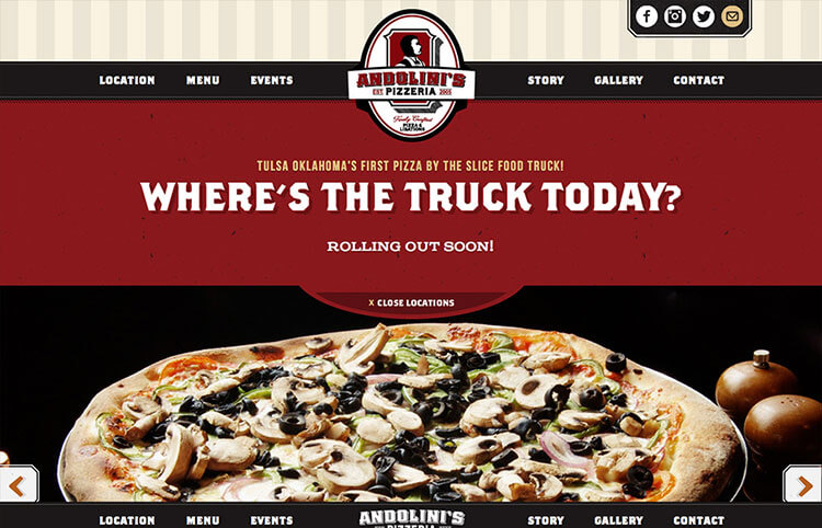 página web pizzeria